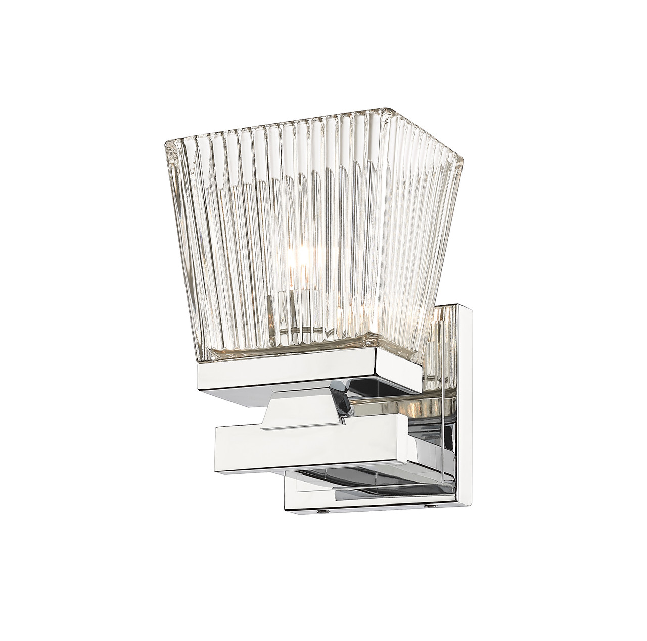 Z-LITE 1936-1S-CH 1 Light Wall Sconce, Chrome