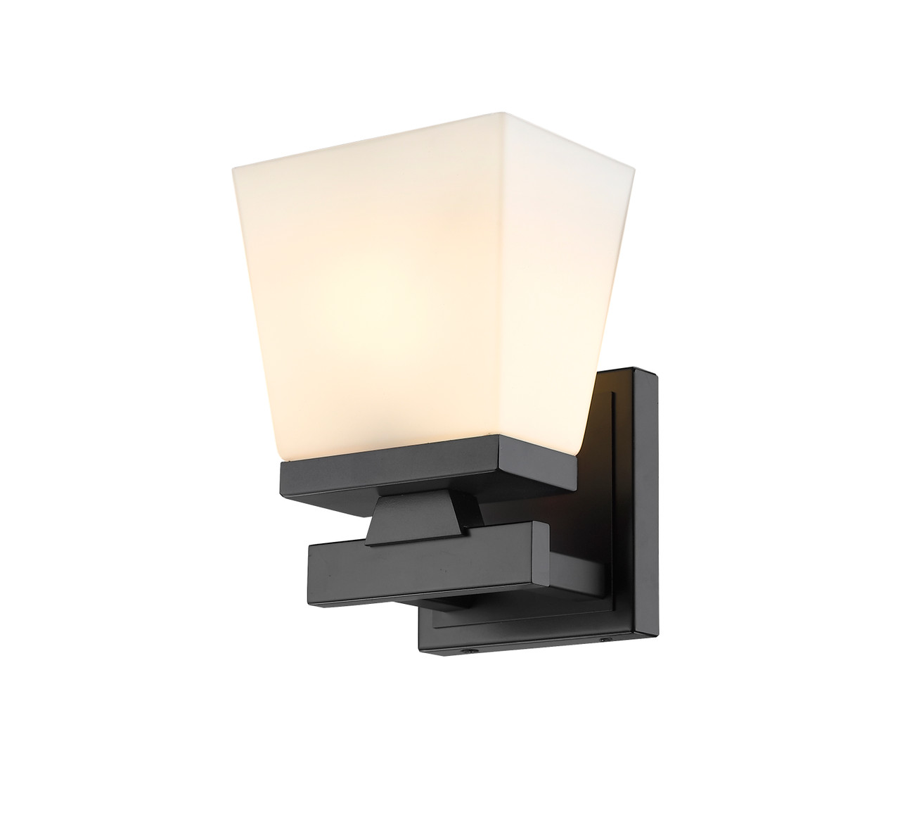 Z-LITE 1937-1S-MB 1 Light Wall Sconce, Matte Black