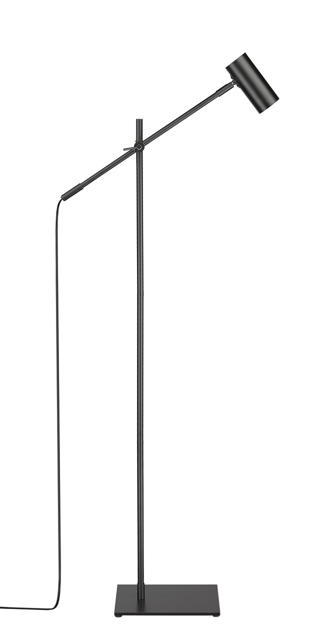 Z-LITE 814FL-MB 1 Light Floor Lamp, Matte Black