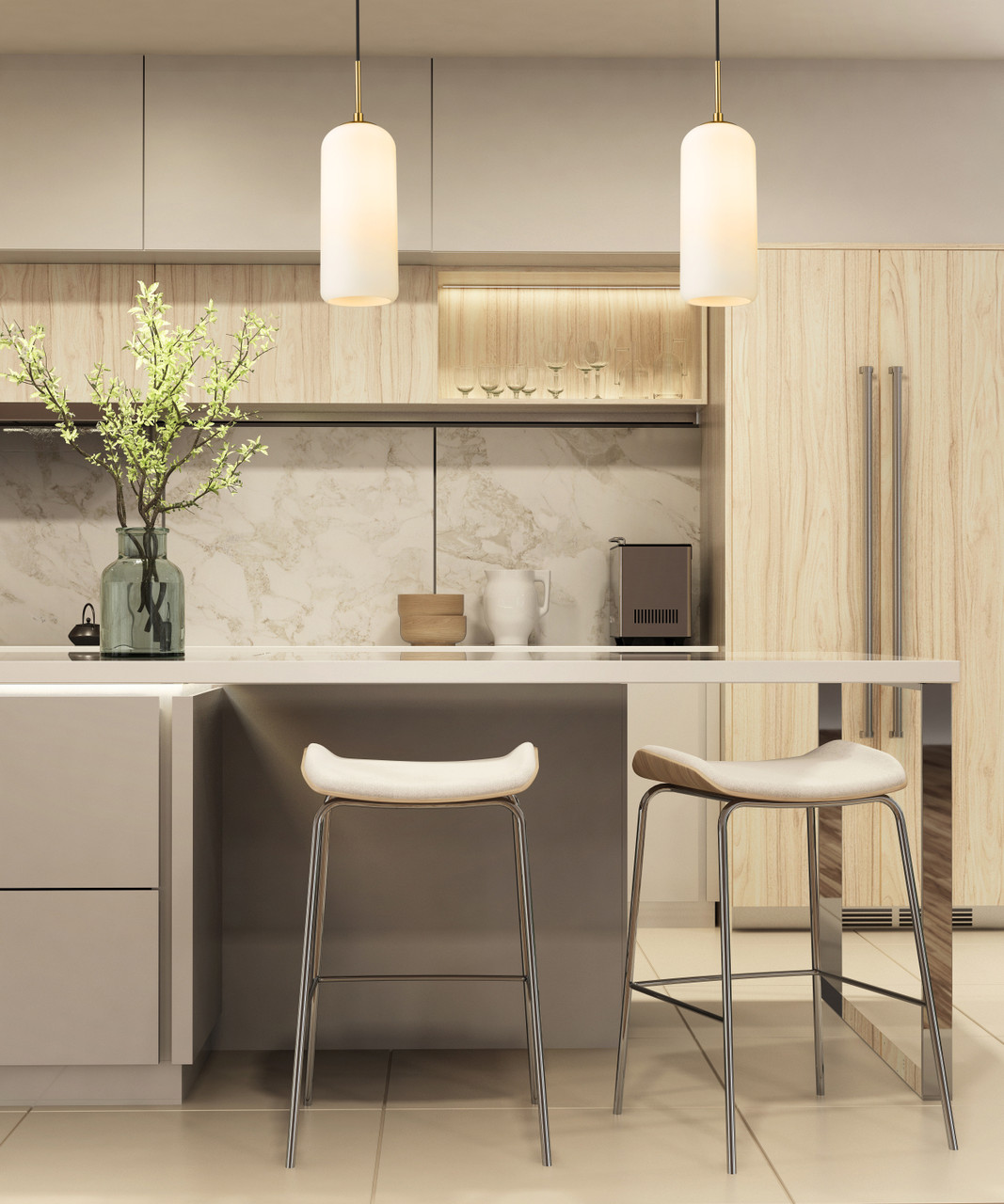 Z-LITE 732P17-HBR 1 Light Pendant, Heritage Brass