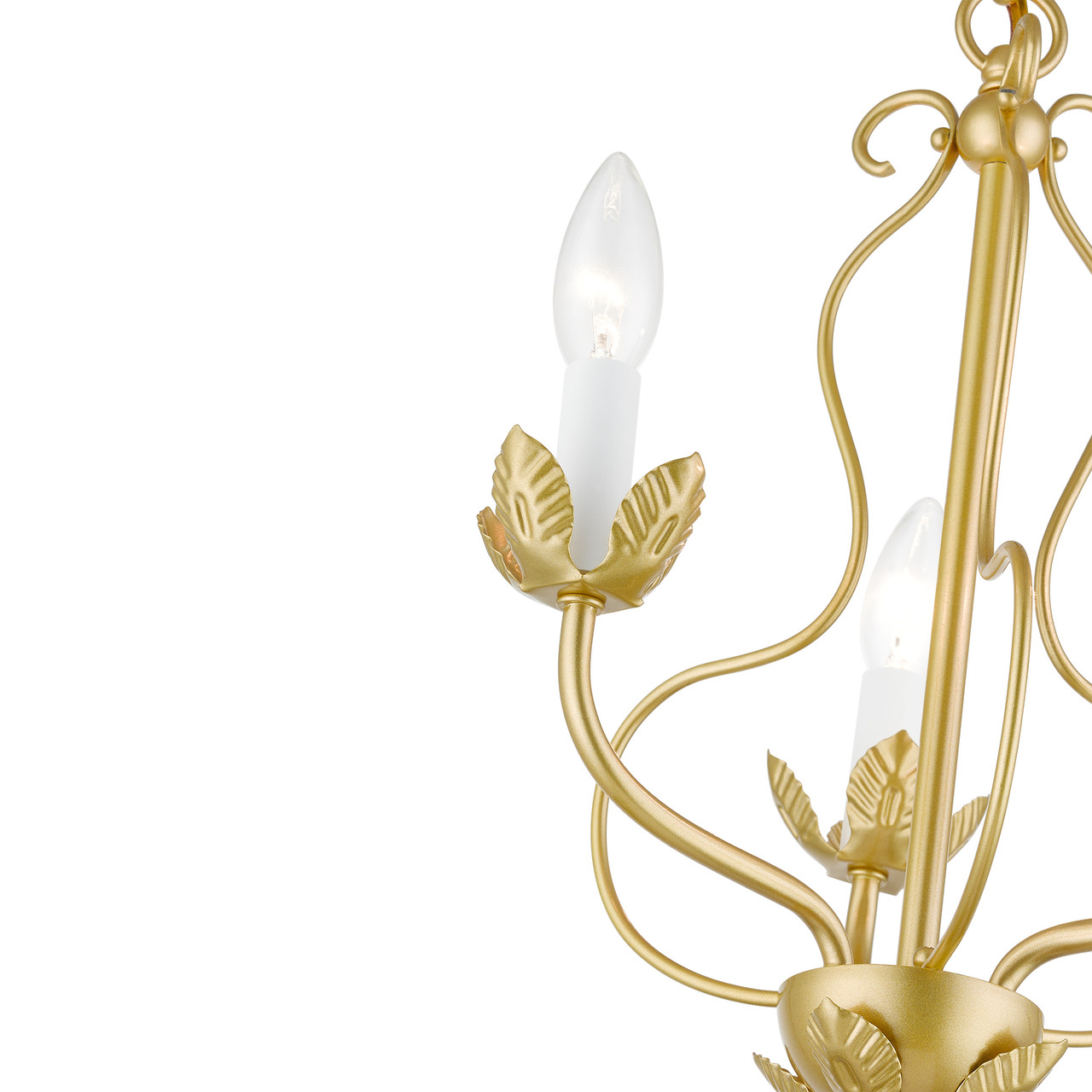 LIVEX LIGHTING 42903-33 3 Light Soft Gold Chandelier