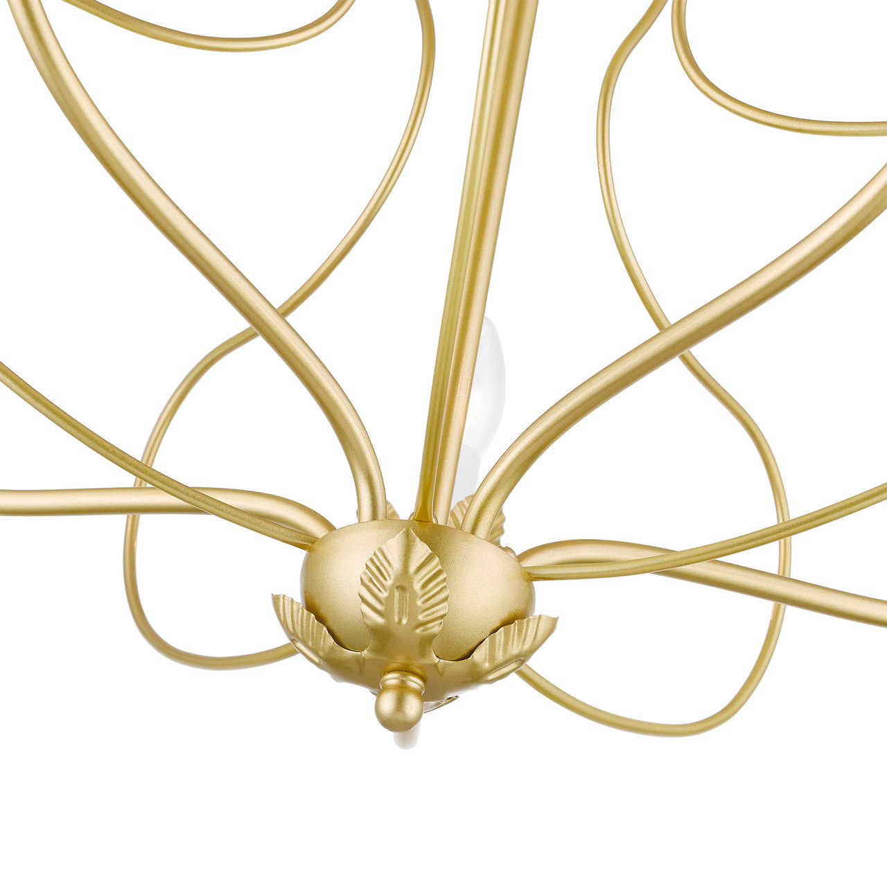 LIVEX LIGHTING 42905-33 5 Light Soft Gold Chandelier