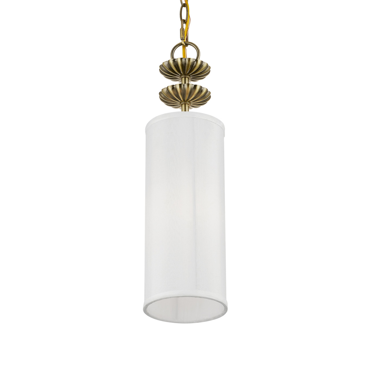 LIVEX LIGHTING 42981-01 1 Antique Brass Mini Pendant
