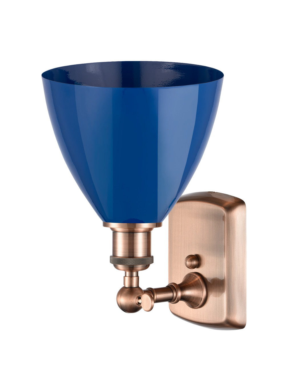 INNOVATIONS 516-1W-AC-MBD-75-BL 1-Light Sconce Antique Copper