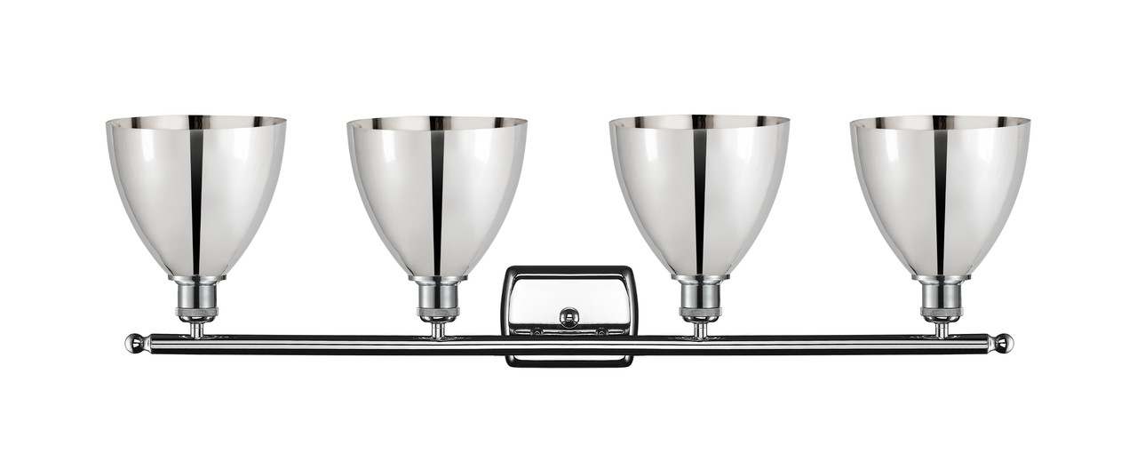 INNOVATIONS 516-4W-PC-MBD-75-PC-LED 4-Light Bath Vanity Light Polished Chrome