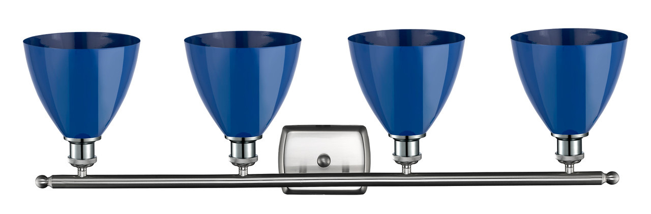 INNOVATIONS 516-4W-SN-MBD-75-BL 4-Light Bath Vanity Light Brushed Satin Nickel