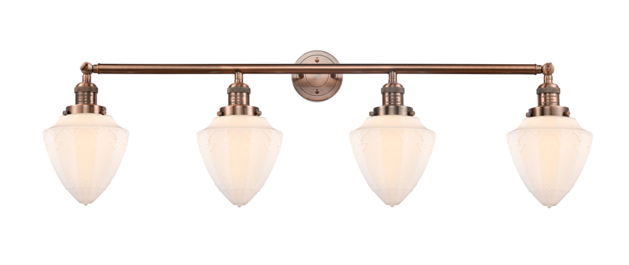 INNOVATIONS 215-AC-G661-7-LED 4-Light Bath Vanity Light Antique Copper