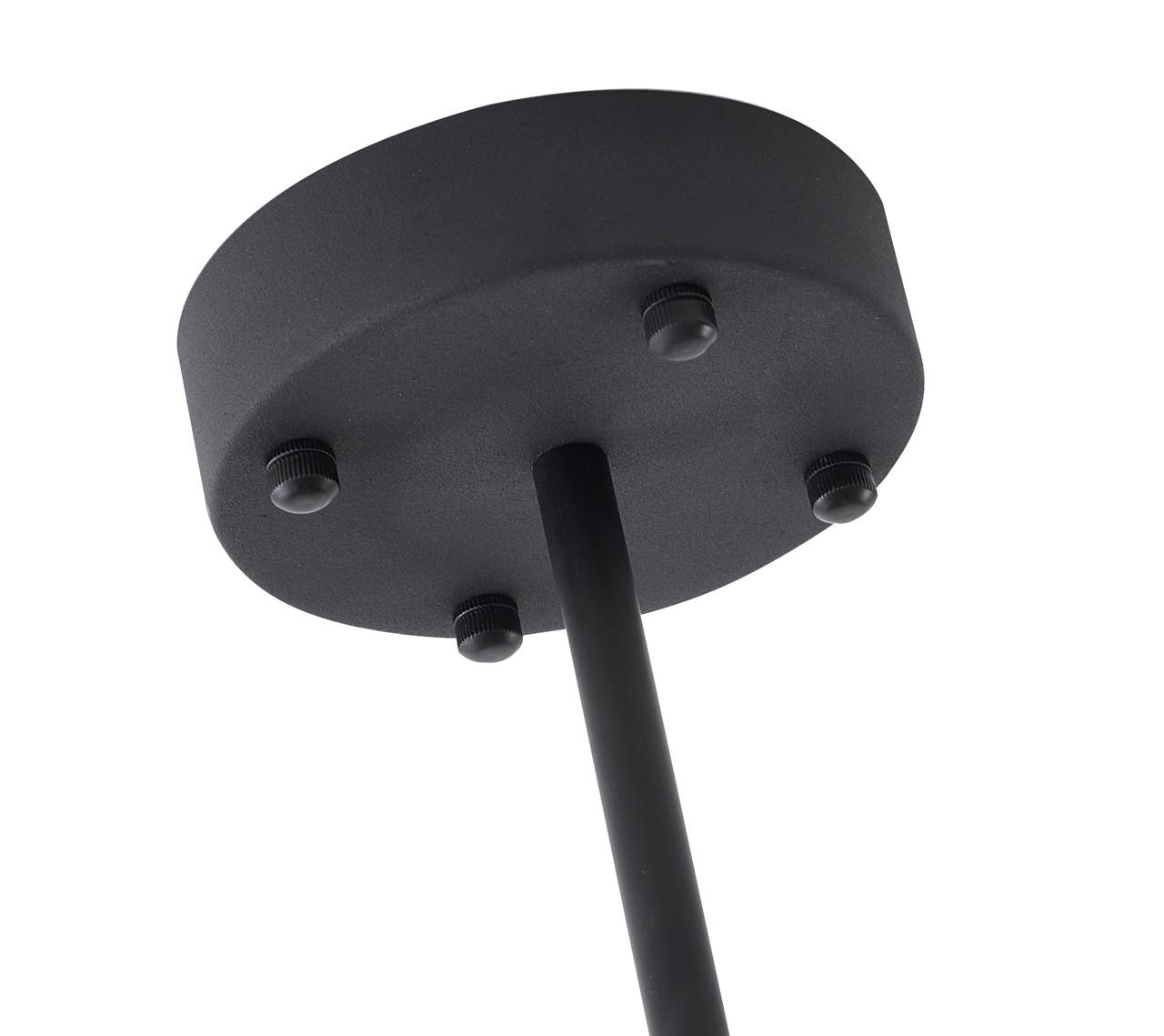 BETHEL INTERNATIONAL BE11C24B 5-Light LED Chandelier, Black