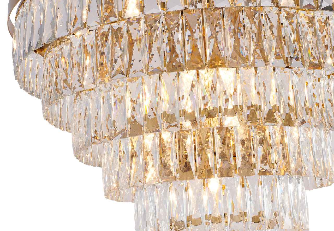 BETHEL INTERNATIONAL OC45C32G 27-Light Chandelier , Gold
