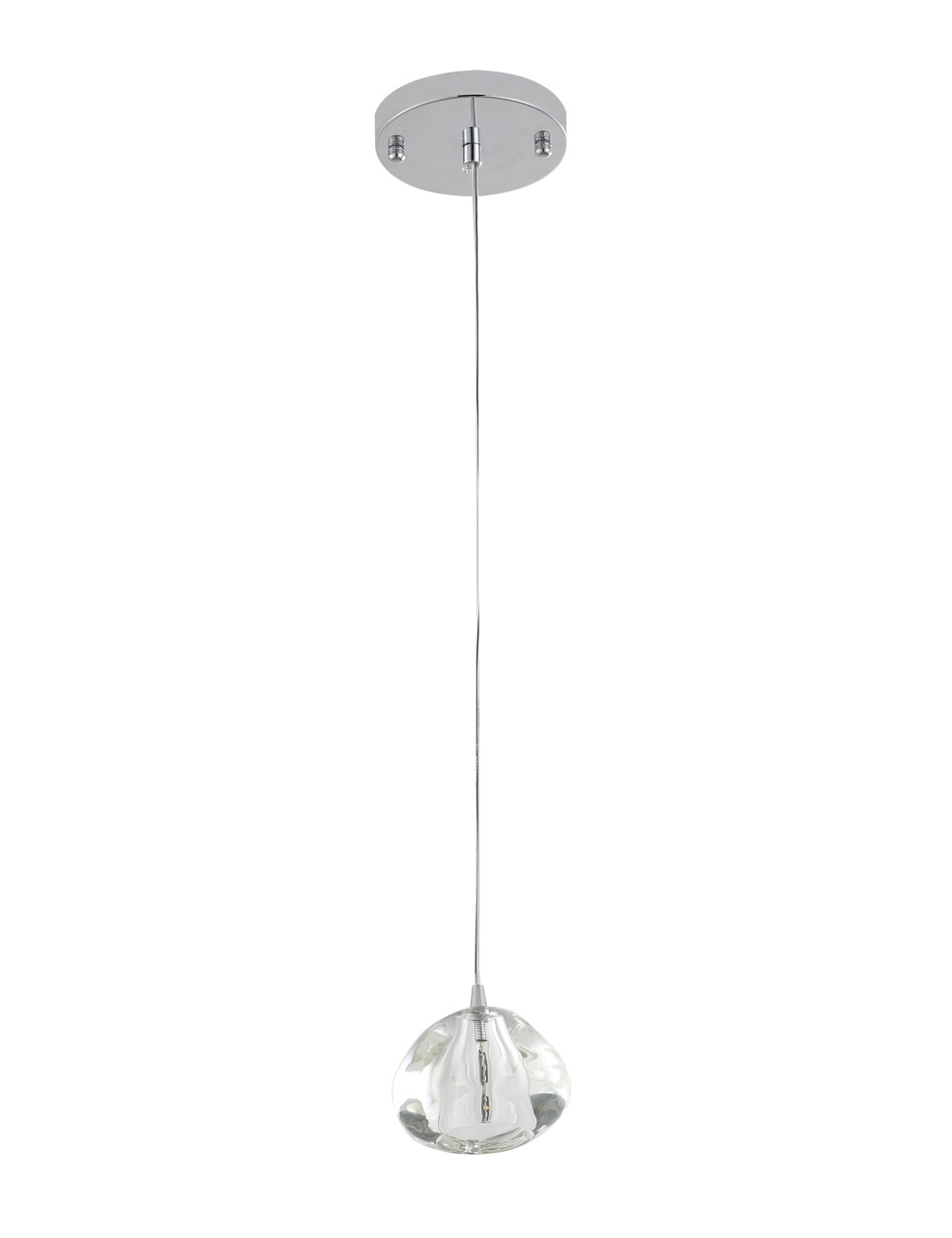 BETHEL INTERNATIONAL DLS110P4C 1-Light Pendant, Chrome