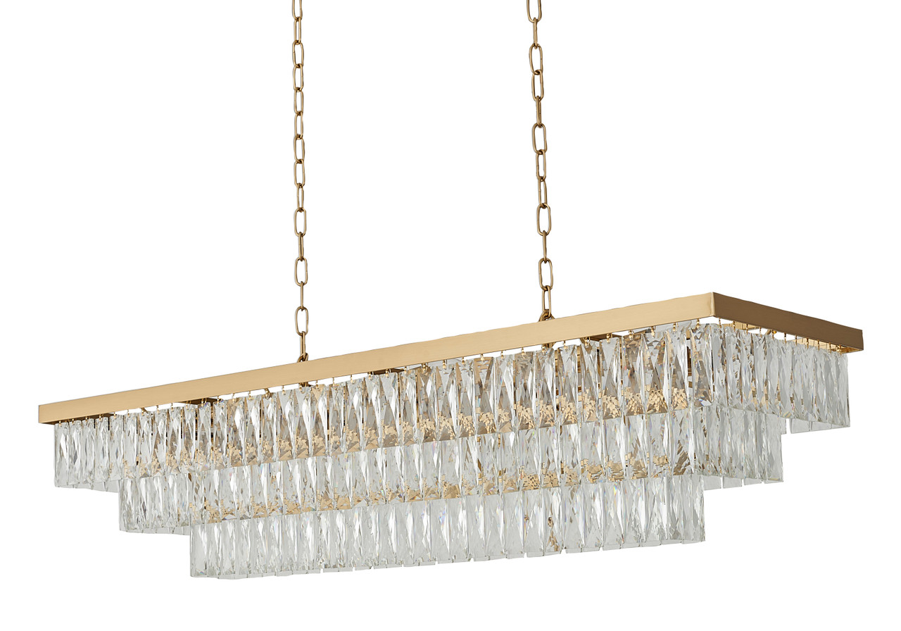 BETHEL INTERNATIONAL OC47C48G 17-Light Chandelier , Gold