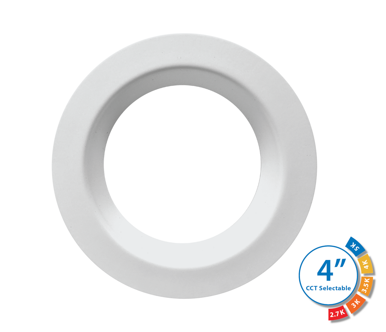 NICOR DLR4607120SWH-12PK DLR4(v6) 4-inch White Selectable Recessed LED Downlight (12 Pack)