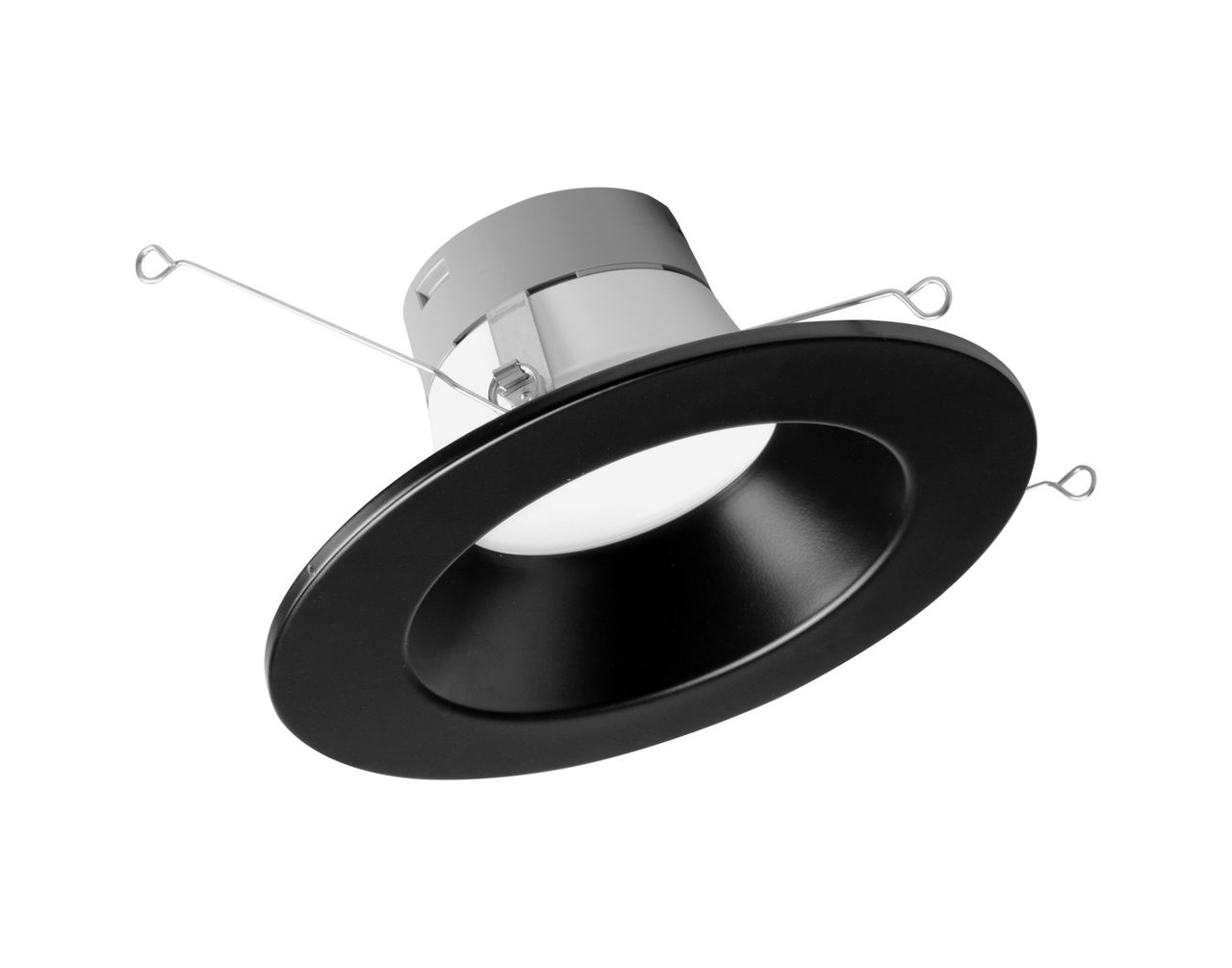 NICOR DLR56612120SBK DLR56(v6) 5/6-inch Black 1200 Lumen Selectable Recessed LED Downlight