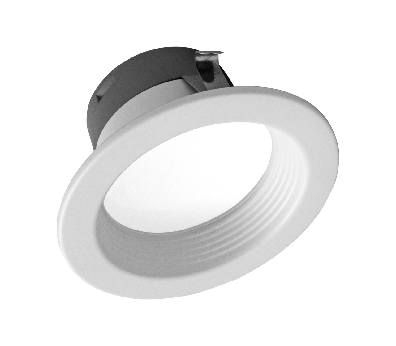 NICOR DLR46071203KWHBF DLR4(v6) 4-inch White 3000K Recessed LED Downlight with Baffle