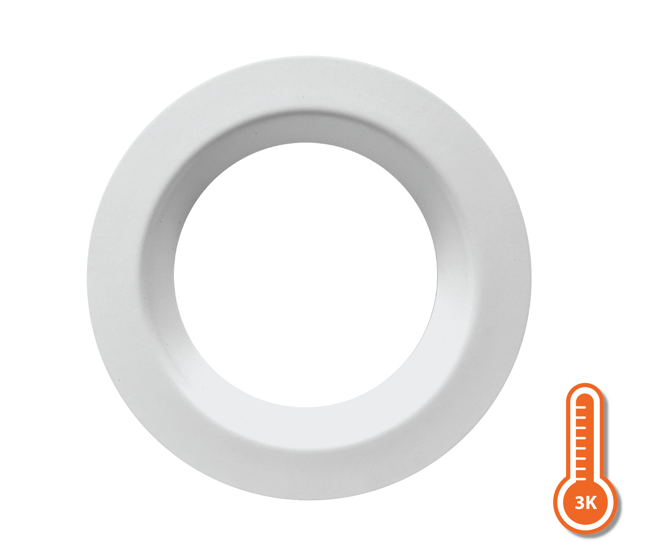 NICOR DLR46071203KWH-12PK DLR4(v6) 4-inch White 3000K Recessed LED Downlight (12 Pack)