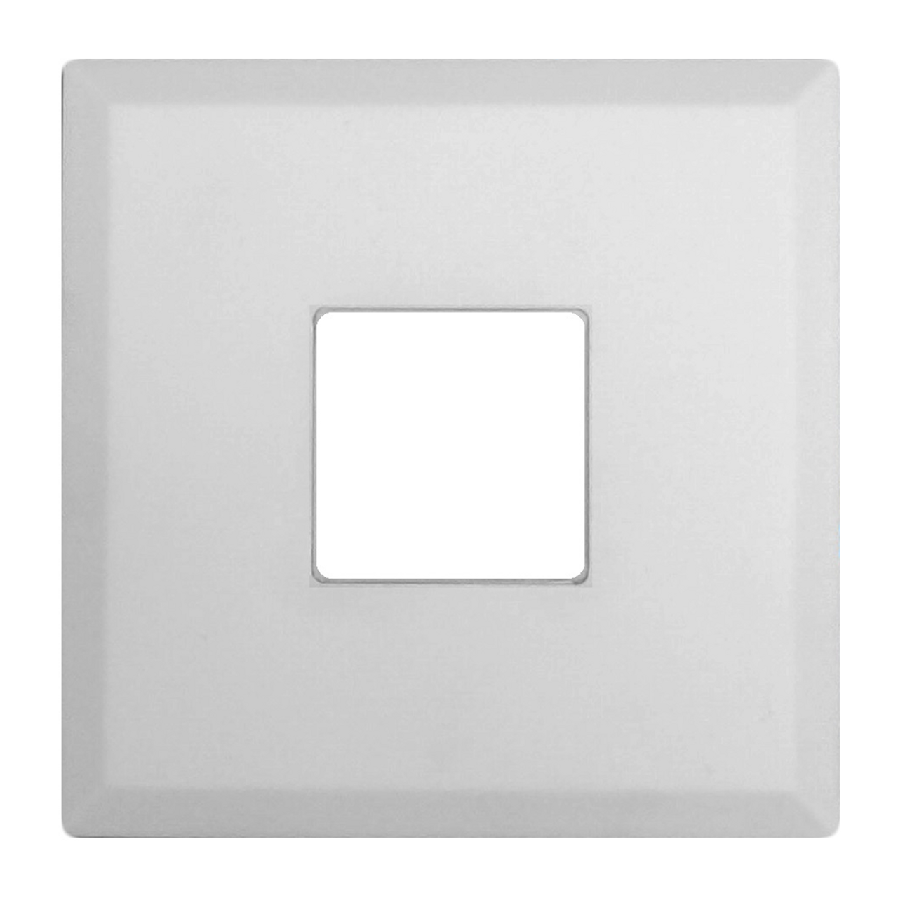 NICOR DLF301204KSQWH SureFit(v3) LED Flush Mount Ceiling Light, 4000K with Square White Trim