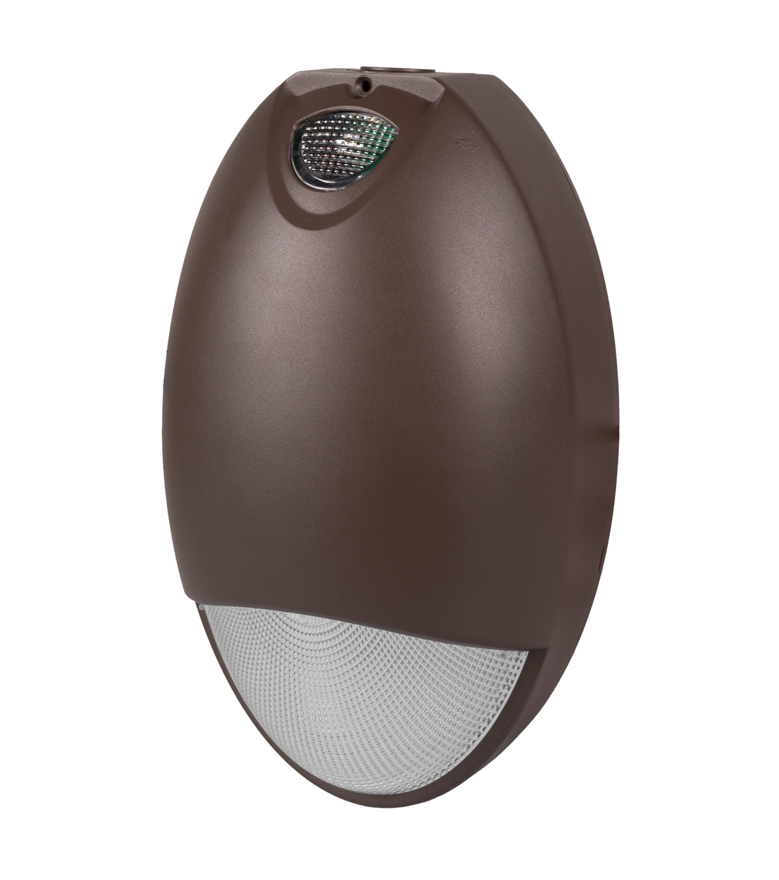 NICOR EOT1MV5KBZPS Bronze Outdoor LED Teardrop Emergency Wall Pack with Photocell, 5000K