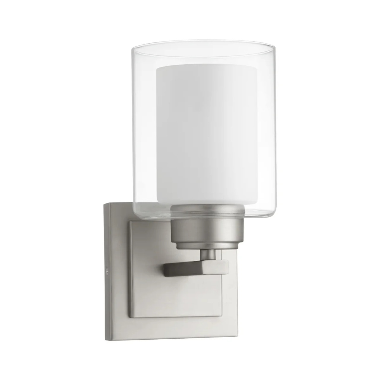 Quorum 582-1-65 1-Light Wall Mount,Satin Nickel