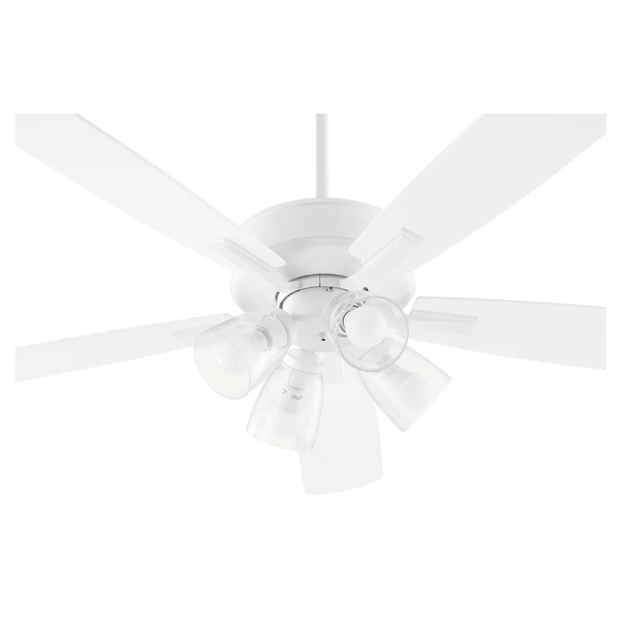 Quorum 4525-2408 4-Light Ceiling Fan,Studio White