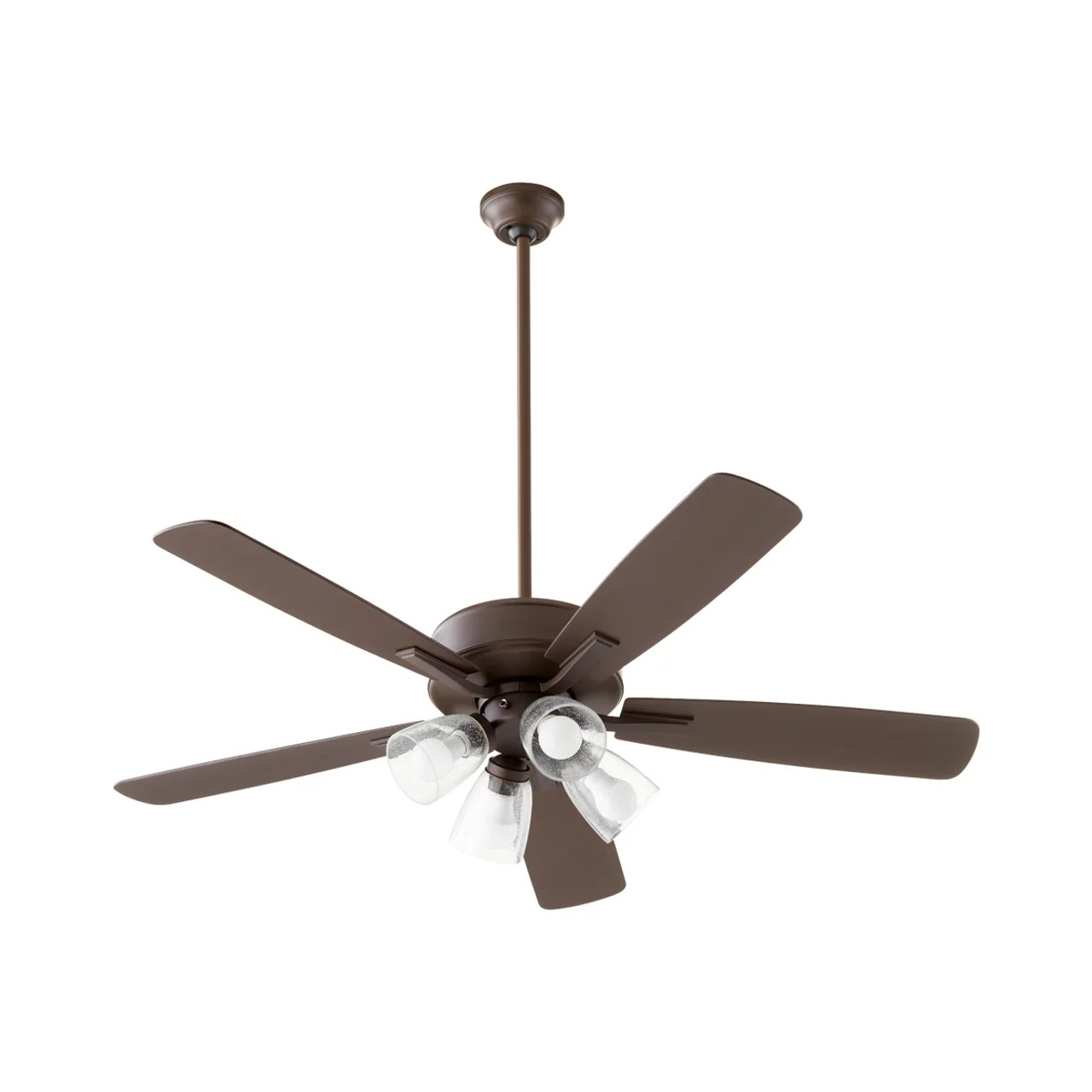 Quorum 4525-2486 4-Light Ceiling Fan,Oiled Bronze