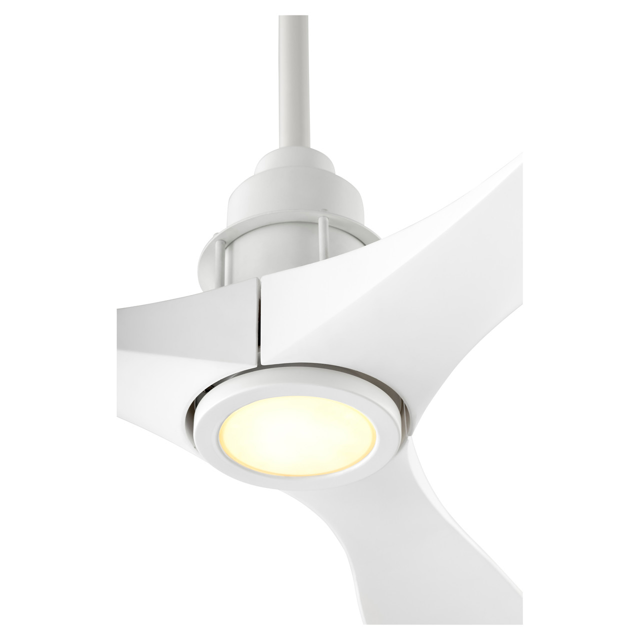 Quorum 97543-8 1-Light Ceiling Fan,Studio White