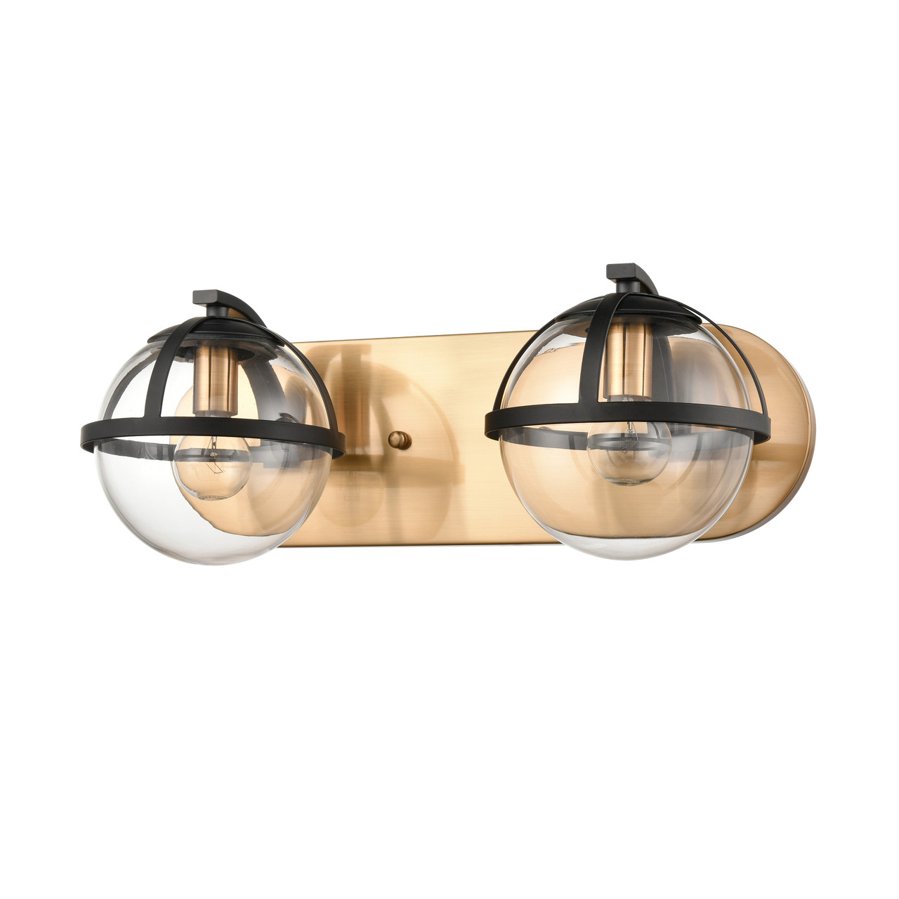 ELK HOME 18651/2 Davenay 16'' Wide 2-Light Vanity Light - Satin Brass