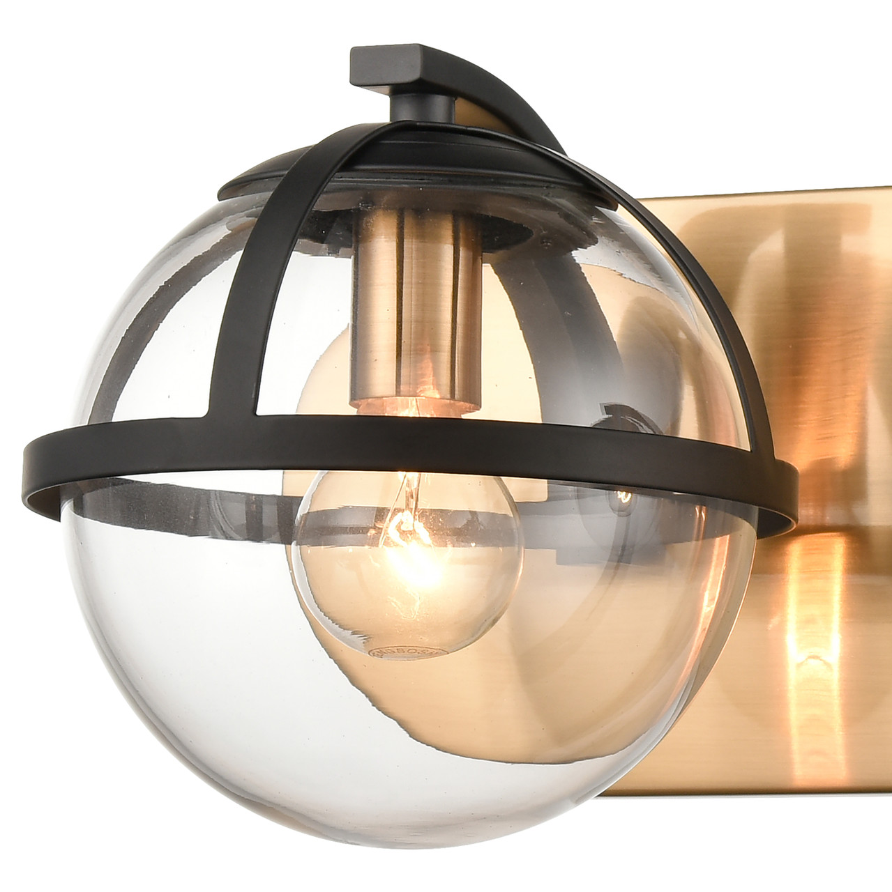 ELK HOME 18651/2 Davenay 16'' Wide 2-Light Vanity Light - Satin Brass