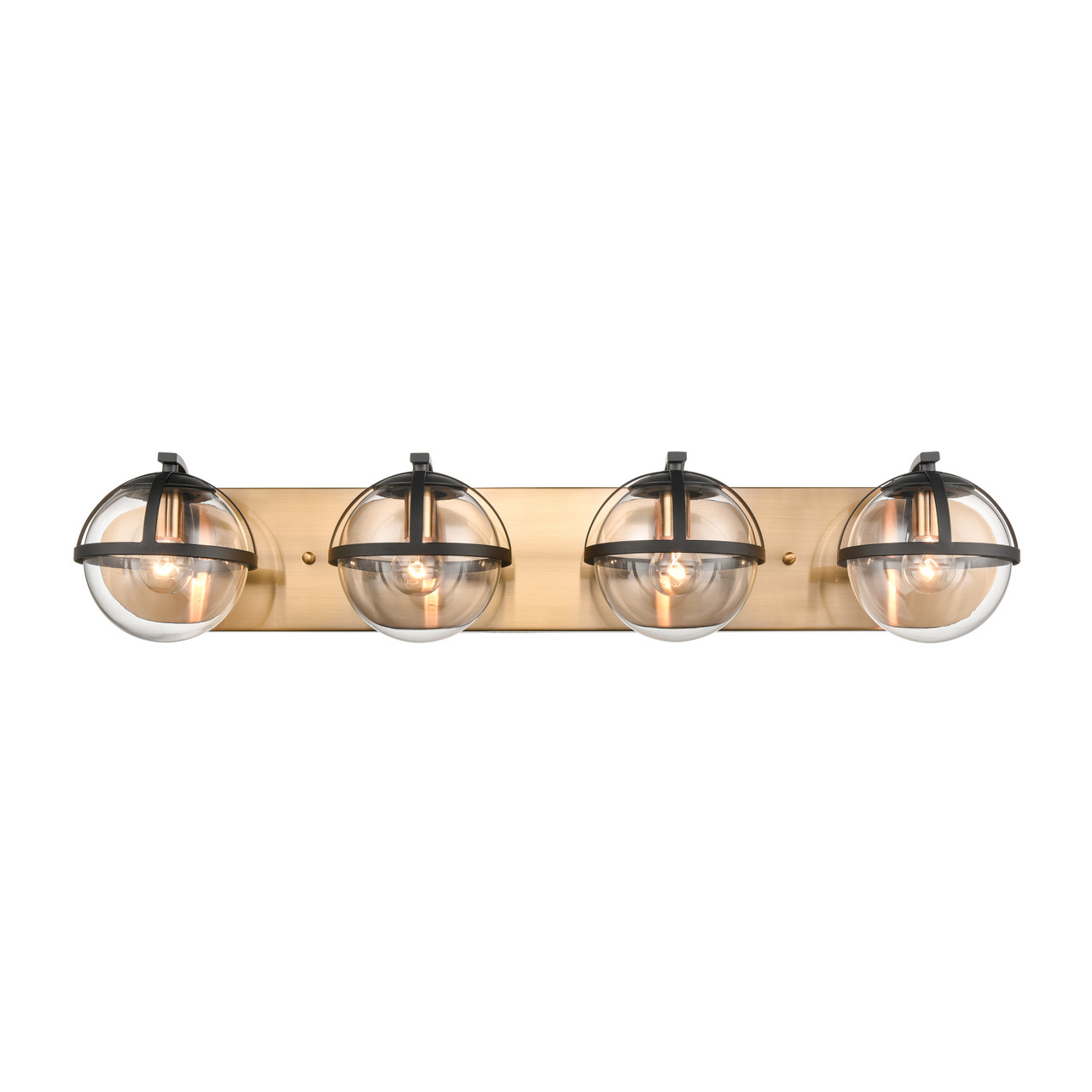 ELK HOME 18653/4 Davenay 31'' Wide 4-Light Vanity Light - Satin Brass