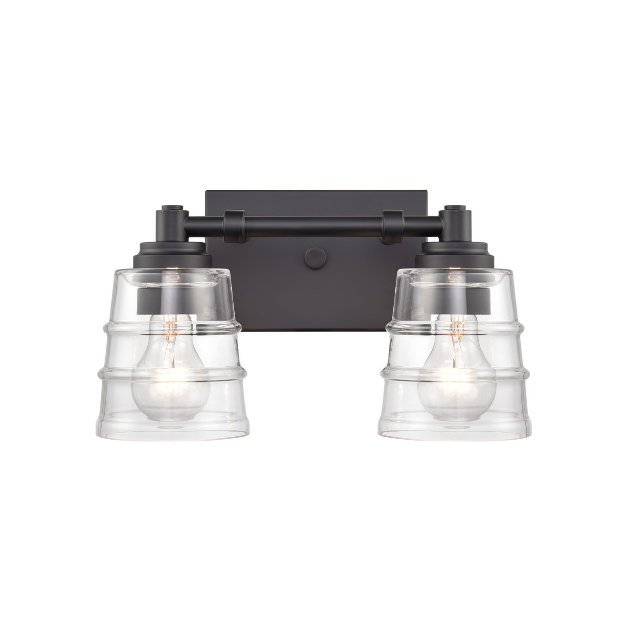 ELK HOME 67981/2 Pulsate 13'' Wide 2-Light Vanity Light - Matte Black