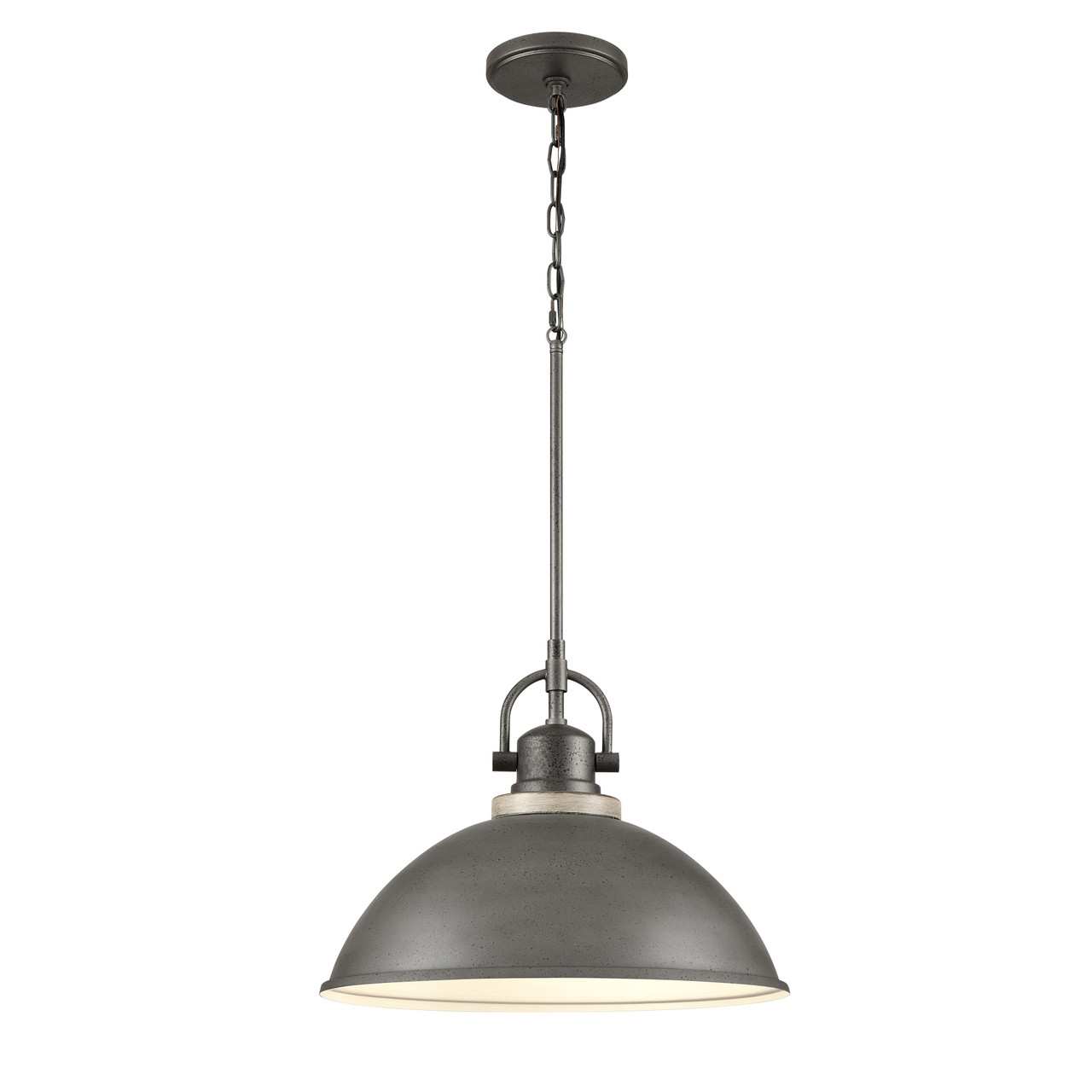 ELK HOME 69651/1 North Shore 18'' Wide 1-Light Outdoor Pendant - Iron