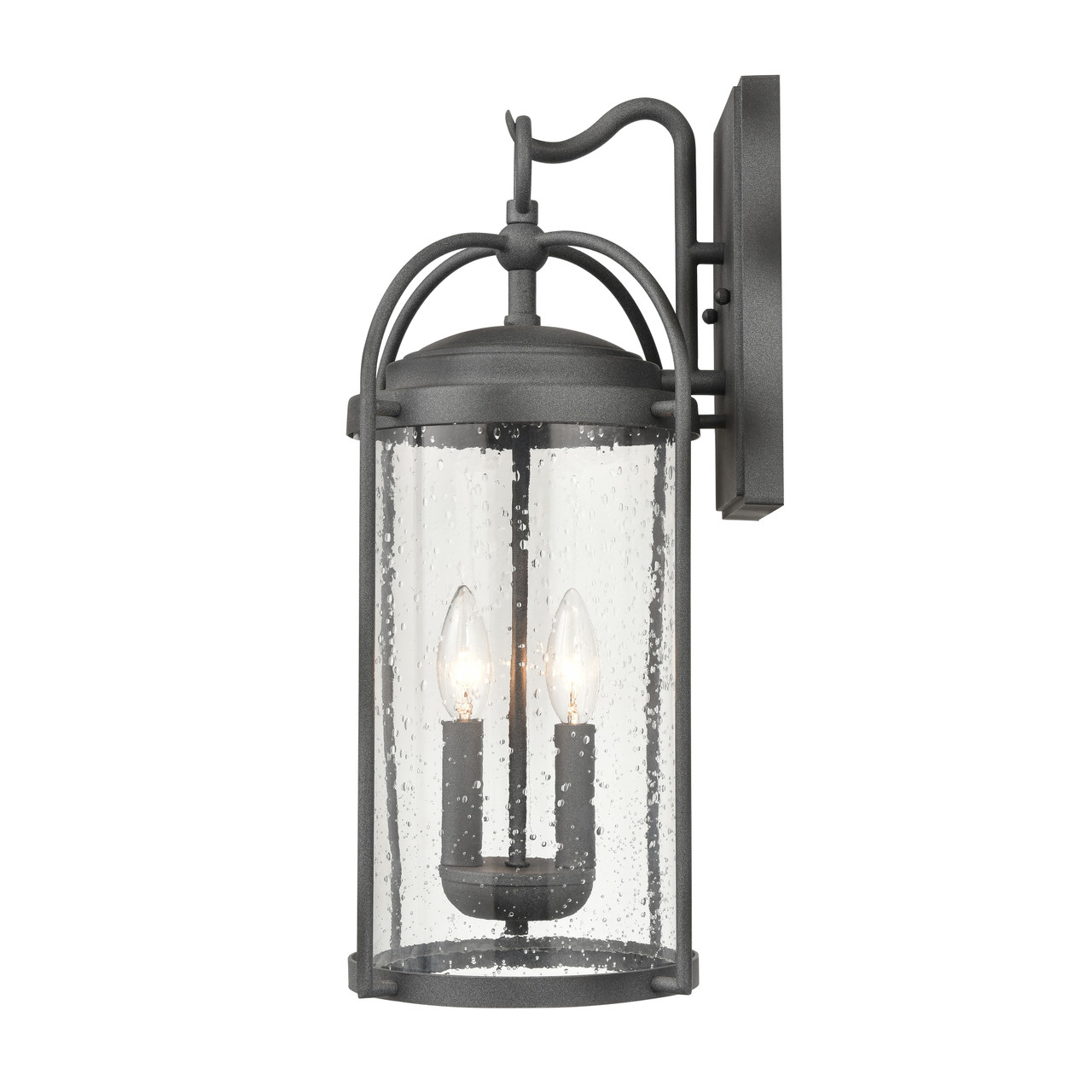 ELK HOME 69730/2 Catalonia 19'' High 2-Light Outdoor Sconce - Distressed Zinc