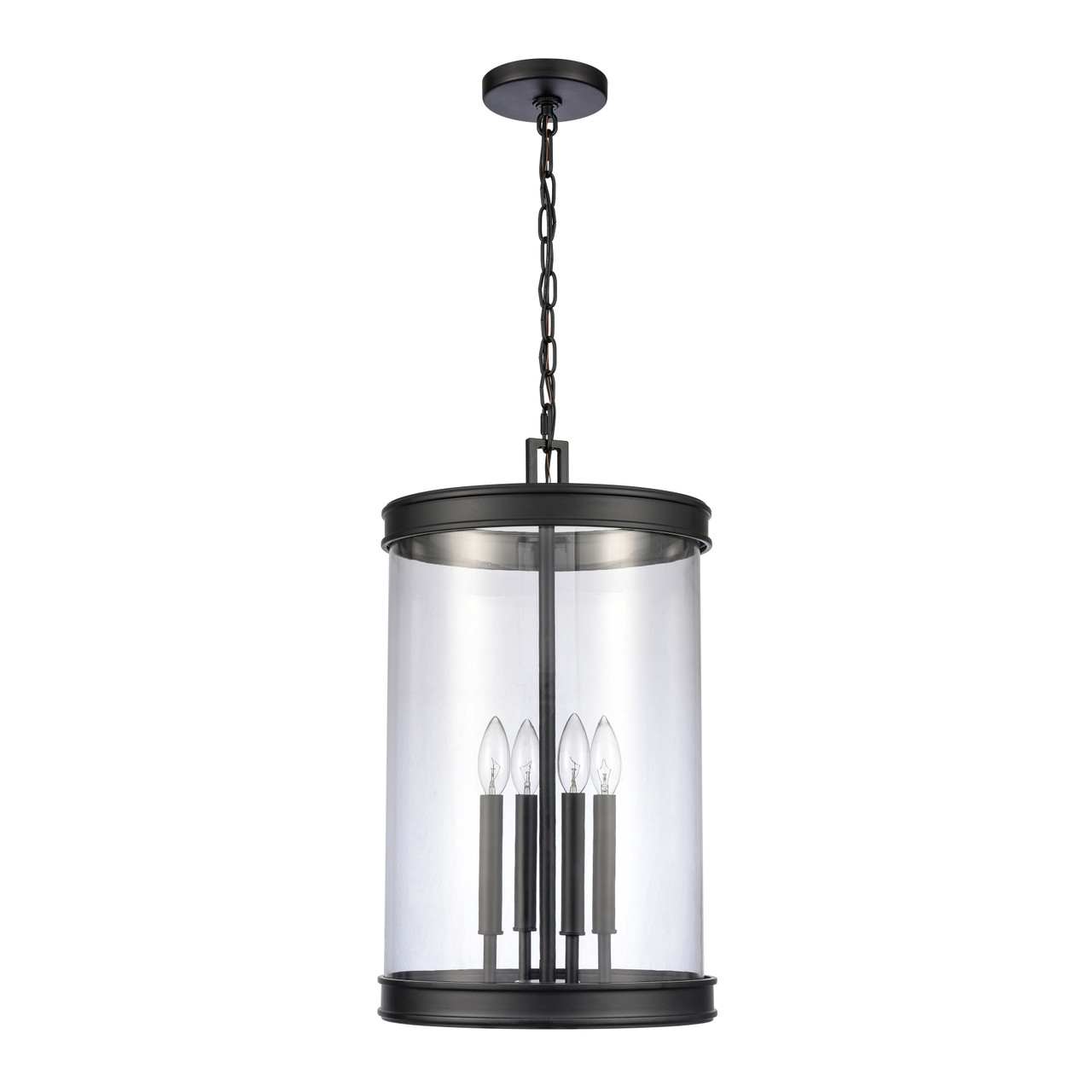 ELK HOME 69746/4 Mendoza 12.75'' Wide 4-Light Pendant - Matte Black