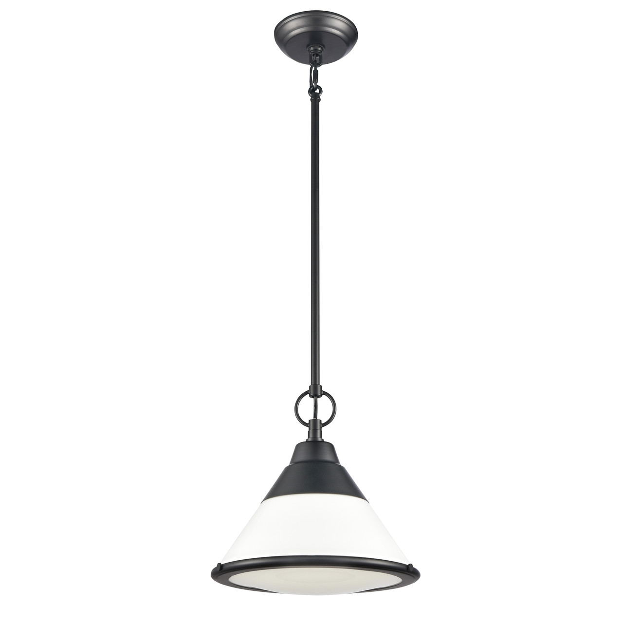 ELK HOME 81435/1 Sven 12'' Wide 1-Light Pendant - Matte Black