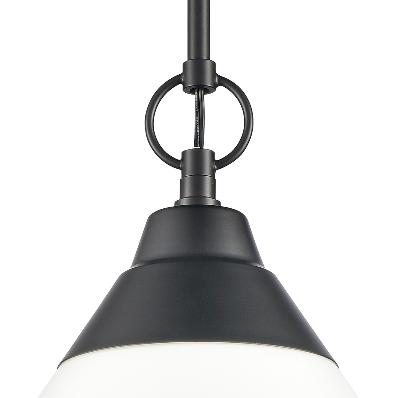 ELK HOME 81435/1 Sven 12'' Wide 1-Light Pendant - Matte Black