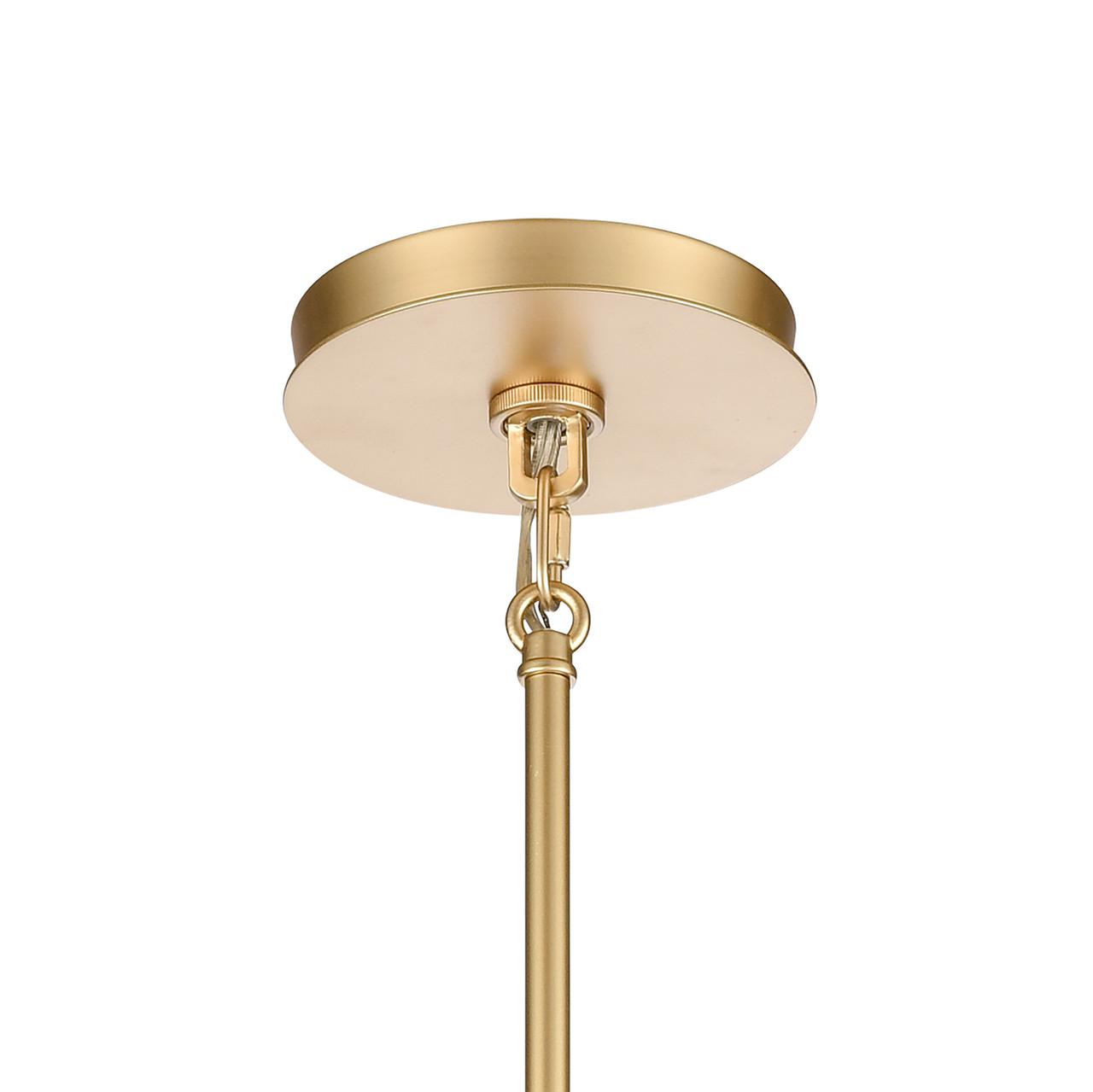 ELK HOME 82104/1 Open Louvers 6.75'' Wide 1-Light Mini Pendant - Champagne Gold