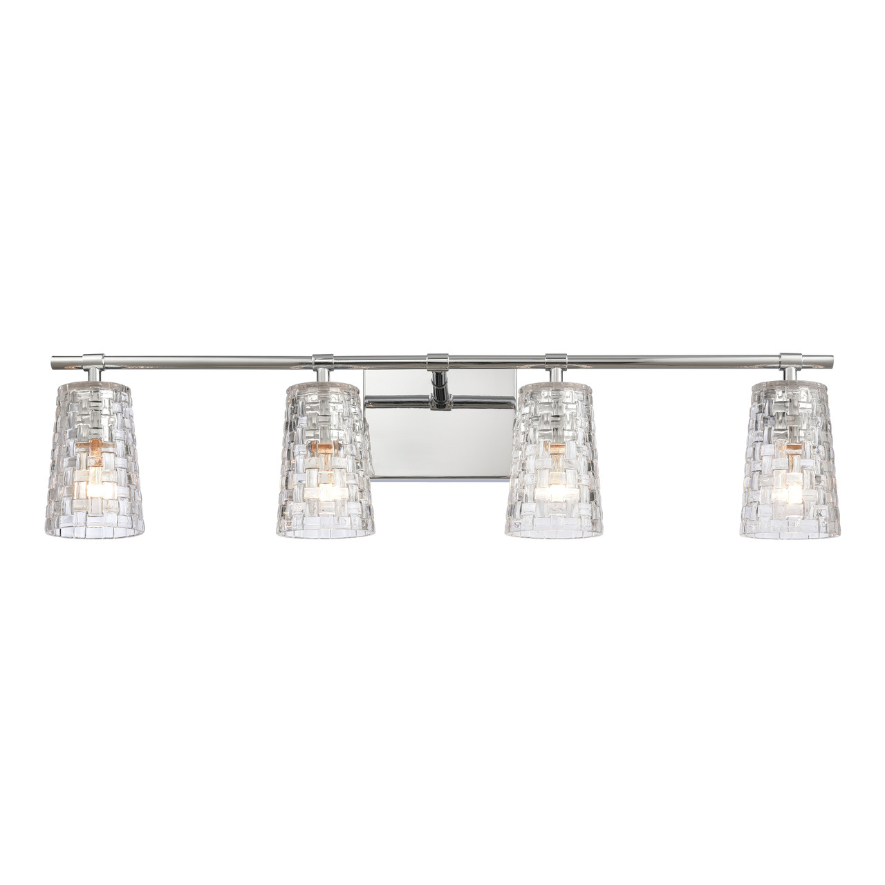 ELK HOME 82183/4 Lightweave 32'' Wide 4-Light Vanity Light - Polished Nickel