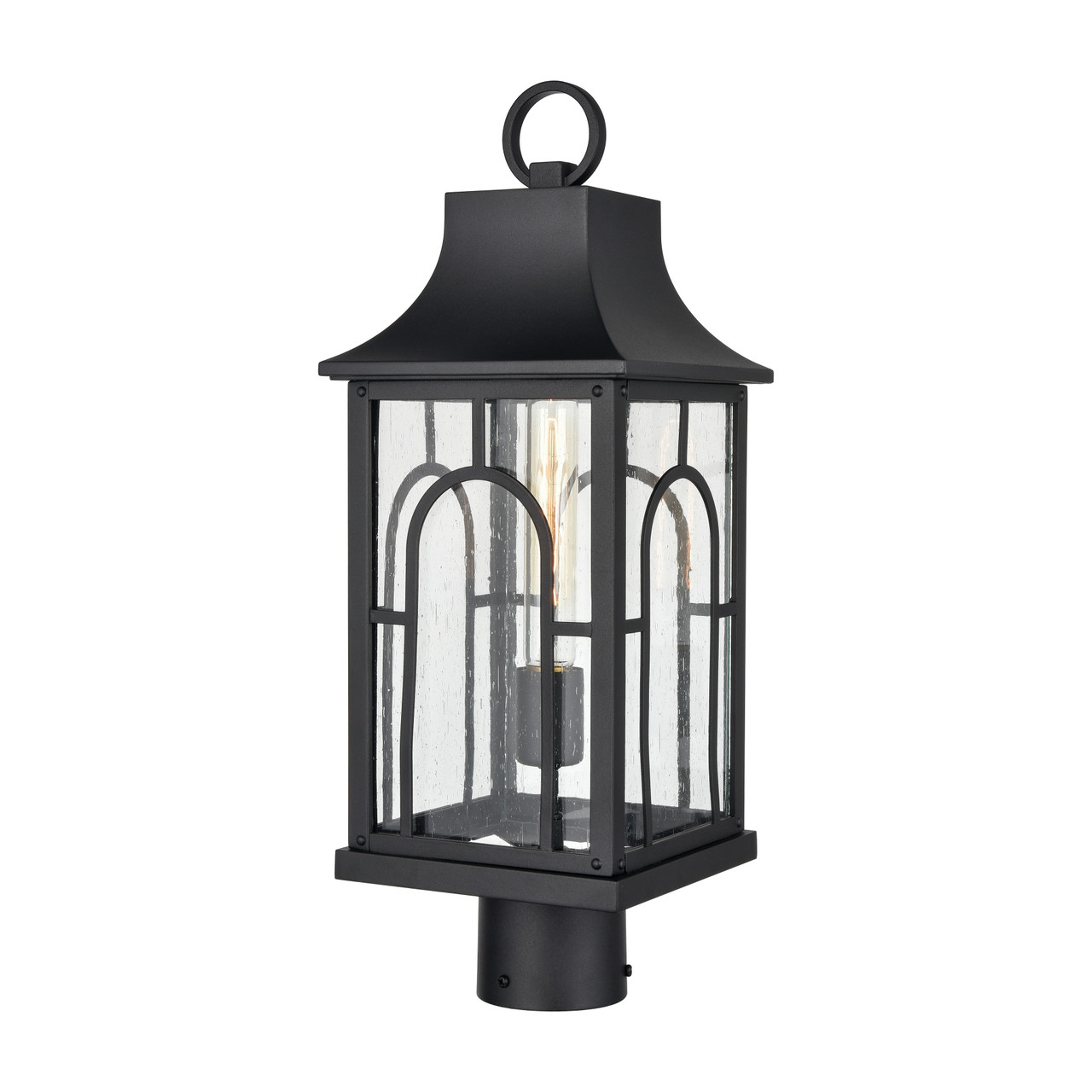 ELK HOME 89604/1 Triumph 19.75'' High 1-Light Outdoor Post Light - Textured Black