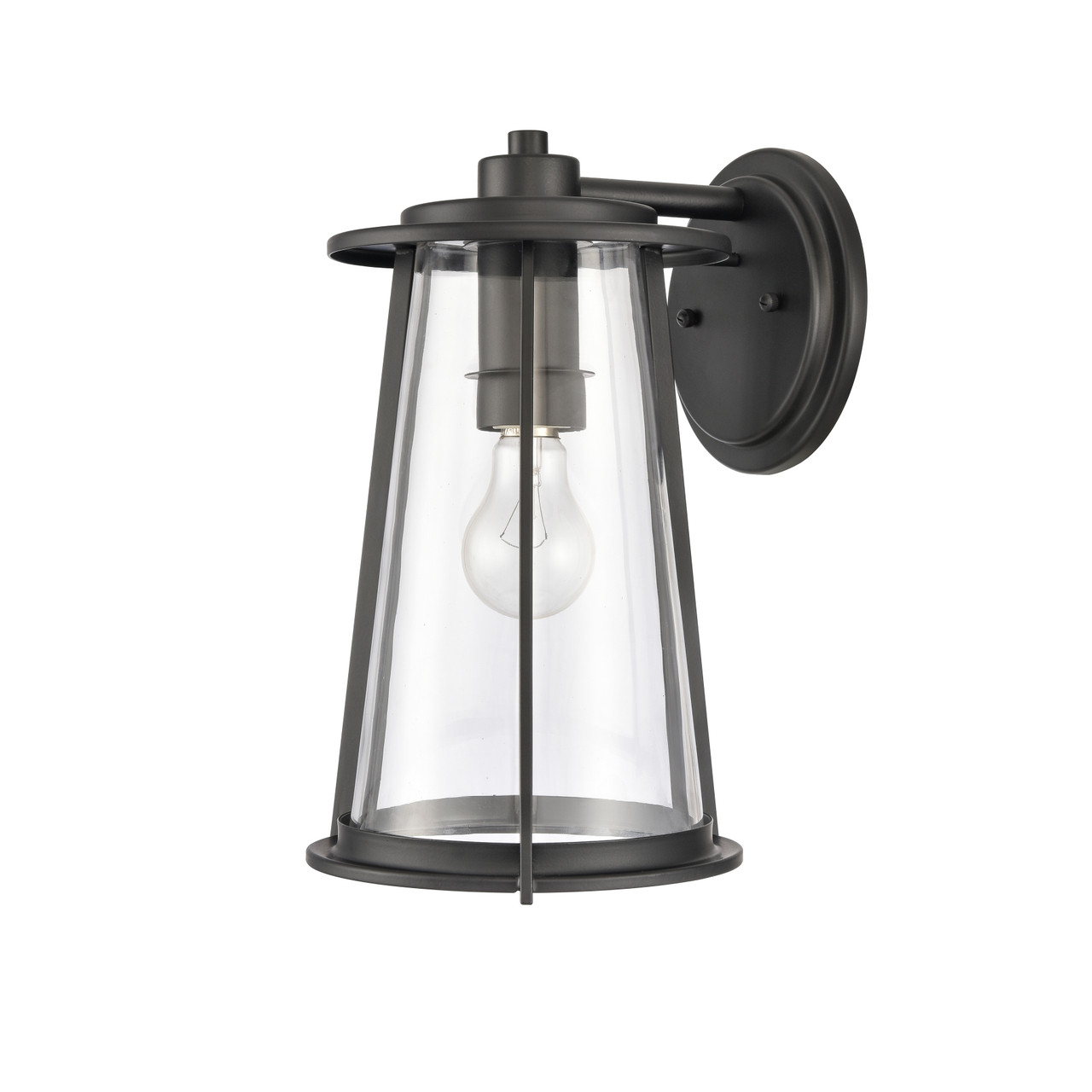 ELK HOME 89610/1 Kennison 13'' High 1-Light Outdoor Sconce - Matte Black