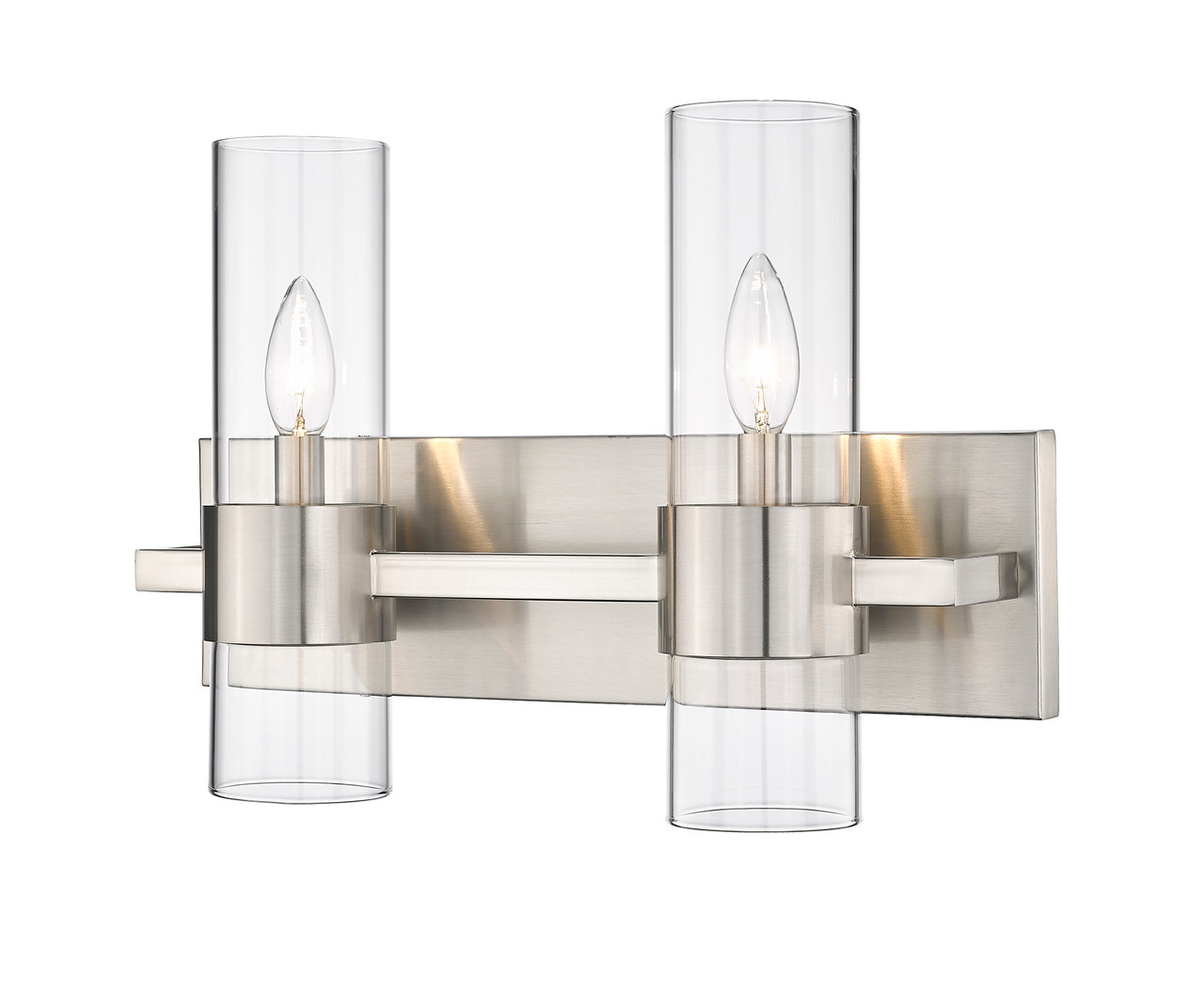 Z-LITE 343-2V-BN 2 Light Vanity, Brushed Nickel