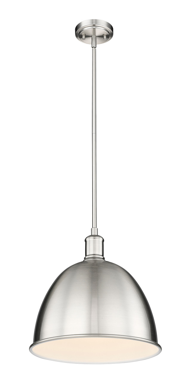 Z-LITE 4500P12-BN 1 Light Pendant, Brushed Nickel