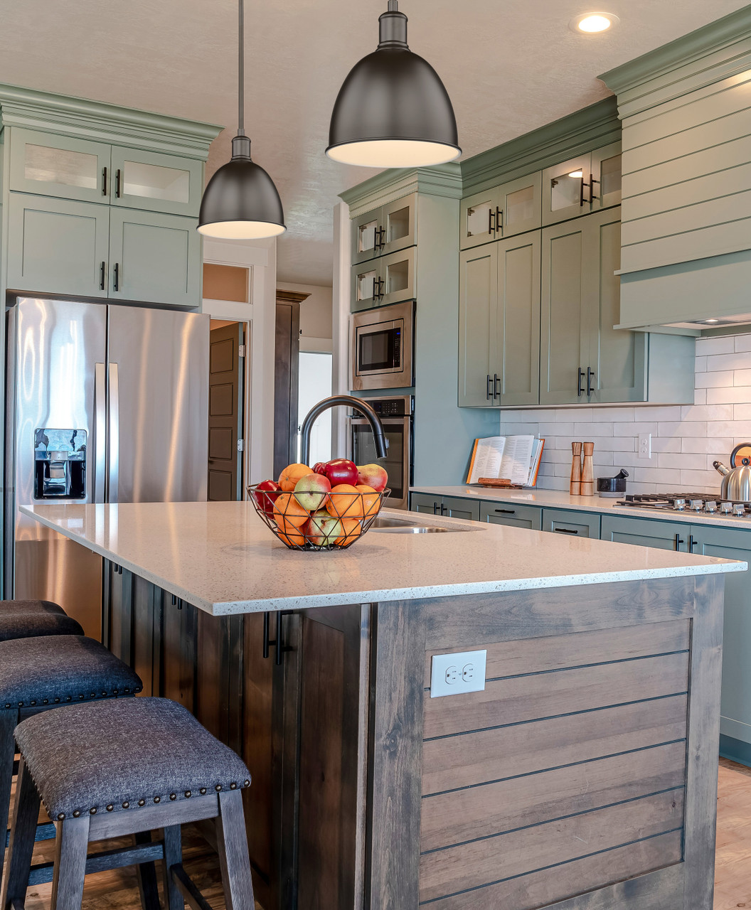 Z-LITE 4500P8-BRZ 1 Light Pendant, Bronze