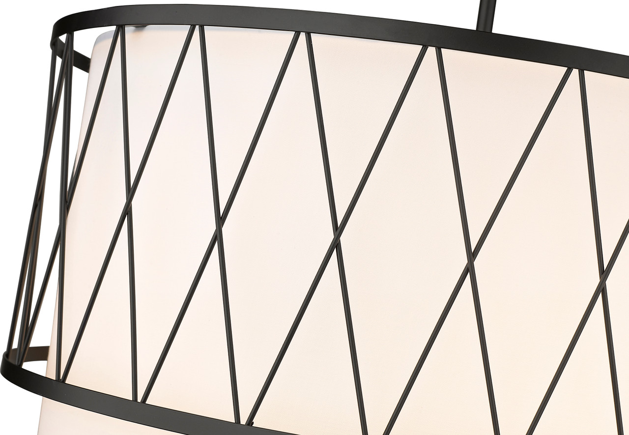 Z-LITE 198-24MB 4 Light Pendant, Matte Black