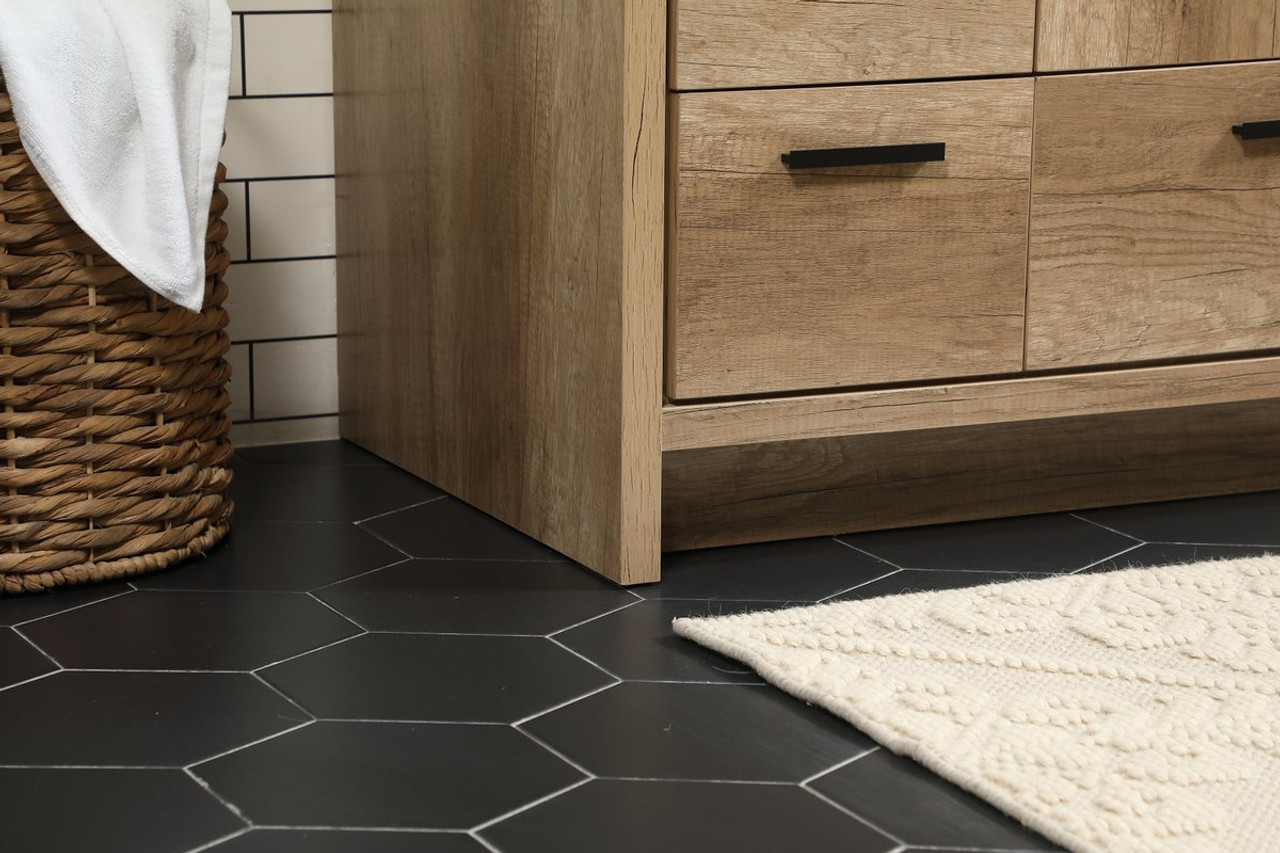 Elegant Decor VF46036NT 36 inch single bathroom vanity in natural oak Elegant Decor VF46036NT 36 inch single bathroom vanity in natural oak