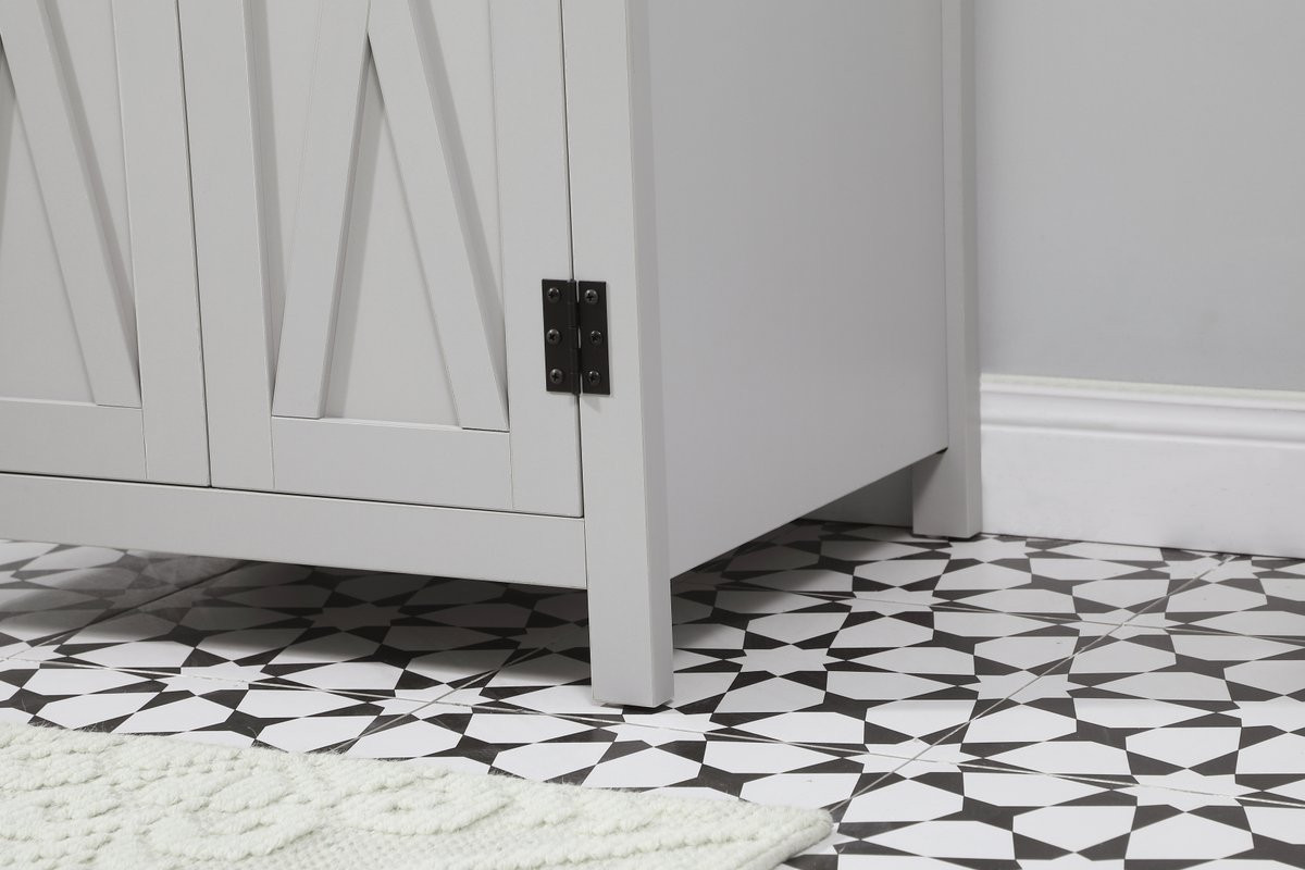 Elegant Decor VF90224GR 24 inch single bathroom vanity in grey