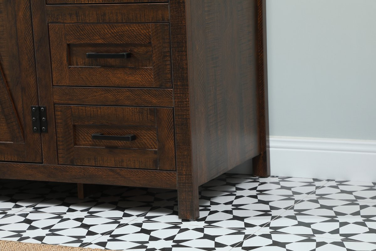 Elegant Decor VF90242EX-BS 42 inch single bathroom vanity in expresso with backsplash