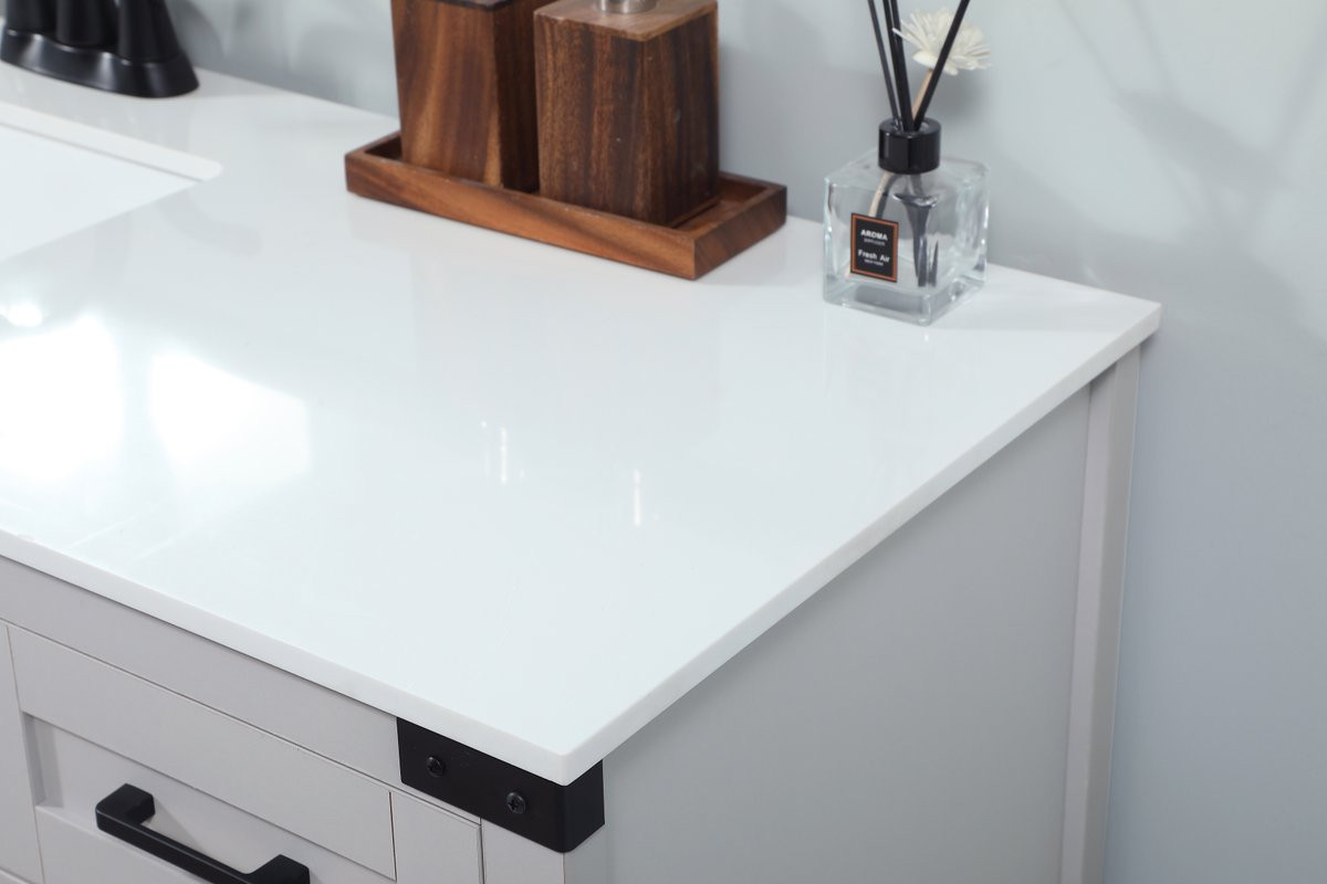 Elegant Decor VF90242GR 42 inch single bathroom vanity in grey