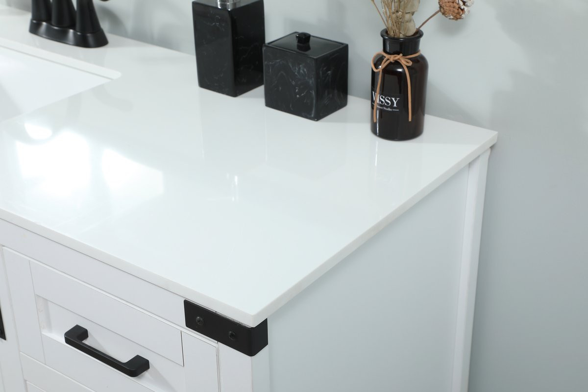 Elegant Decor VF90242WH 42 inch single bathroom vanity in white