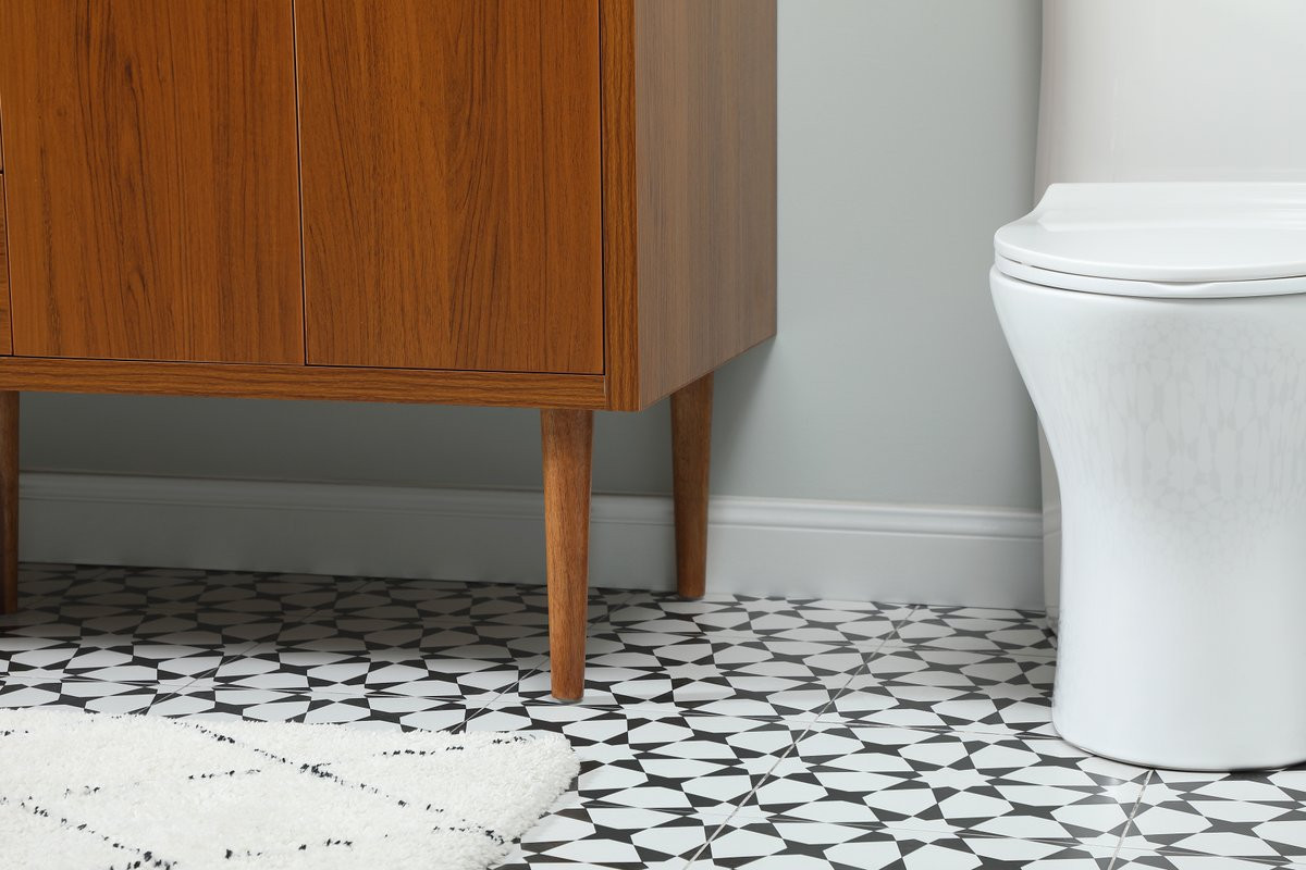 Elegant Decor VF48060DMTK 60 inch single bathroom vanity in teak