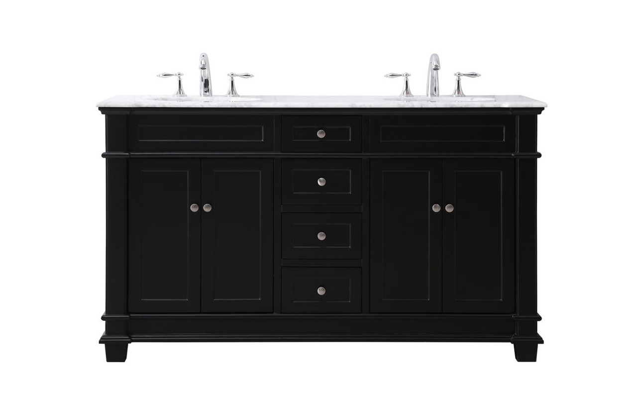 Elegant Decor VF50060GN 60 inch single bathroom vanity set in green