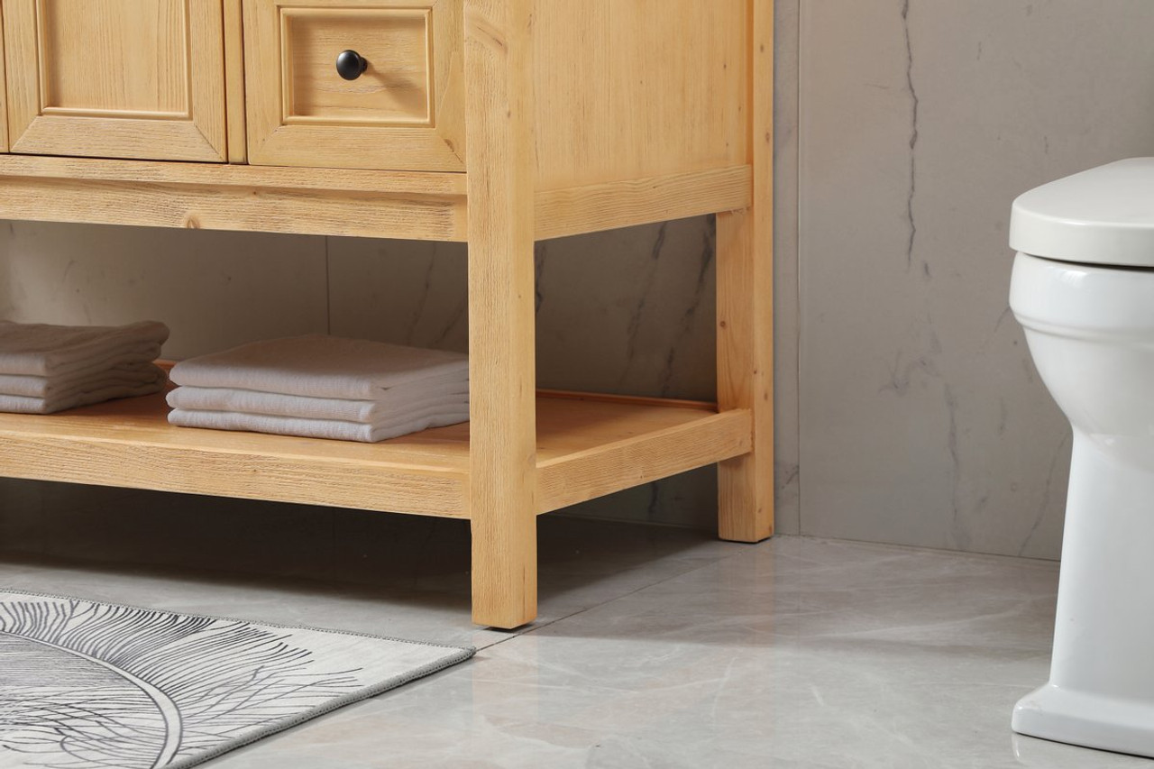 Elegant Decor VF27048NW 48 inch single bathroom vanity in natural wood Elegant Decor VF27048NW 48 inch single bathroom vanity in natural wood